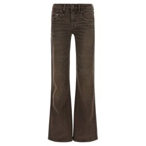 R13 Brown Cotton Flared Women's Jeans